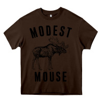 Chocolate Brown modest mouse Heavy Core Tee - artisFamous