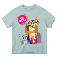 Arona bluey mom dad funny queen for family lover t shirt Heavy Core Tee - artisFamous