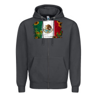 Smoke cactus sunflower mexican flag Zipper Hoodie - Jasminsmagicworld
