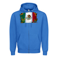 True Royal cactus sunflower mexican flag Zipper Hoodie - Jasminsmagicworld