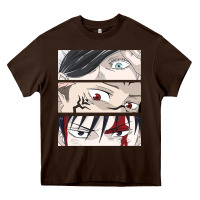 Chocolate Brown special price for printed anime tops Heavy Core Tee - artisFamous