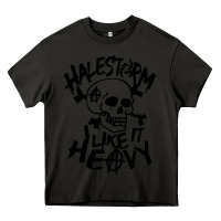 Asphalt Skull I like It Heovy Halestorm Heavy Core Tee - artisFamous