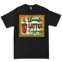 Black flannels lattes leggings tumbler Premium Tee - BundleAndBundleShop