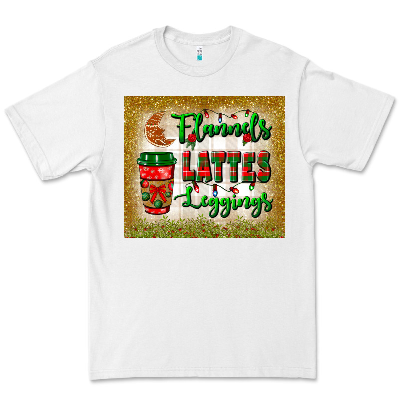 Flannels Lattes Leggings Tumbler Premium Tee by BundleAndBundleShop | Teevron