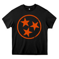 Black tennessee flag vintage grunge distressed graphic Heavy Core Tee - artisFamous