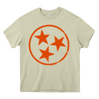 Mossy tennessee flag vintage grunge distressed graphic Heavy Core Tee - artisFamous