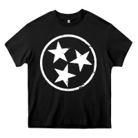 Tennessee Flag Vintage Grunge Distressed Graphic Heavy Core Tee | Teevron