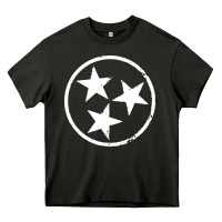Asphalt tennessee flag vintage grunge distressed graphic Heavy Core Tee - artisFamous