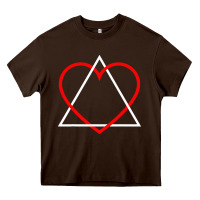 Chocolate Brown the adoption symbol Heavy Core Tee - artisFamous