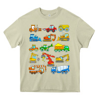 Mossy construction excavator shirt for boys girls men and women t shirt Heavy Core Tee - artisFamous