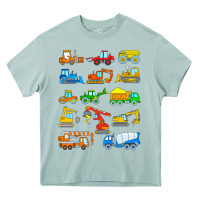 Arona construction excavator shirt for boys girls men and women t shirt Heavy Core Tee - artisFamous