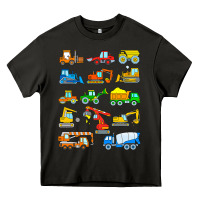 Asphalt construction excavator shirt for boys girls men and women t shirt Heavy Core Tee - artisFamous