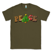 Army Green christmas peace Classic Tee - BarkalooDesign