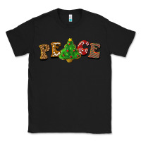 Black christmas peace Classic Tee - BarkalooDesign