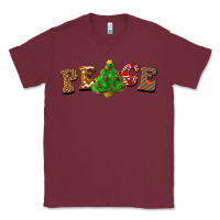 Burgundy christmas peace Classic Tee - BarkalooDesign