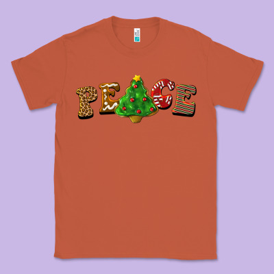 Christmas Peace Classic Tee Designed By Barkaloodesign