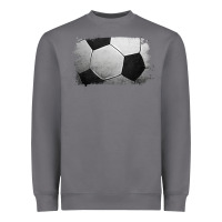 Storm Soccer Ball Brushstroke Heavyweight Sweatshirt - RanaPortraitStore