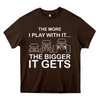 Chocolate Brown cool the more i play with it...the bigger it gets men women t shirt Heavy Core Tee - artisFamous