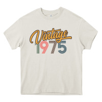 Cream retro vintage 1975 women's Heavy Core Tee - artisFamous