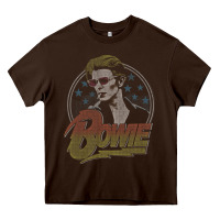 Chocolate Brown bowie   diamond dogs t shirt Heavy Core Tee - artisFamous