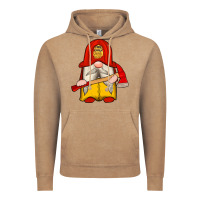 Firefighter Gnomes Vintage Hoodie | Teevron