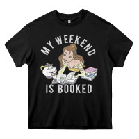 Black beauty and the beast belle my weekend is booked t shirt Heavy Core Tee - artisFamous