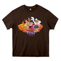 Chocolate Brown the proud family characters t shirt Heavy Core Tee - artisFamous