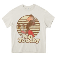 Cream emperor's new groove kuzco llama no touchy t shirt t shirt Heavy Core Tee - artisFamous