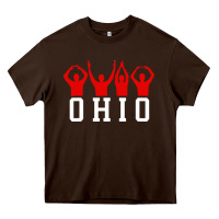 Chocolate Brown vintage state of ohio home pride Heavy Core Tee - artisFamous