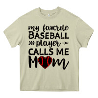 Mossy womens my favorite baseball player calls me mom Heavy Core Tee - artisFamous