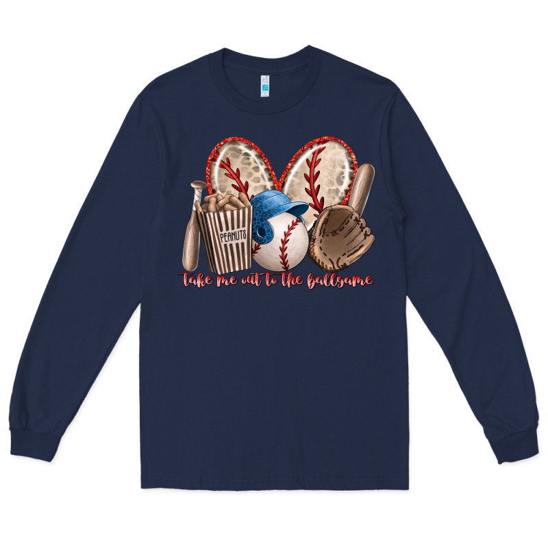 Take Me Out To The Ballgame Long Sleeve Tee by RacoonDesign | Teevron