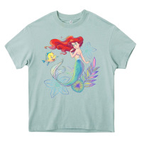 Arona the little mermaid ari  and flounder sea t shirt Heavy Core Tee - artisFamous