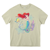 Mossy the little mermaid ari  and flounder sea t shirt Heavy Core Tee - artisFamous