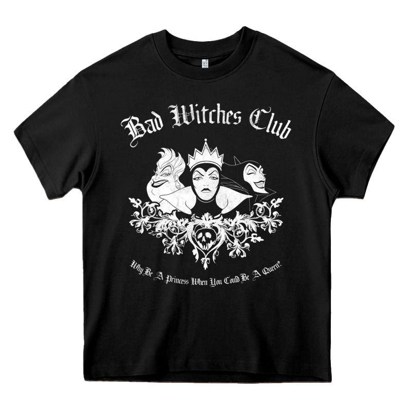 Villains Bad Witch  Club Group Shot Graphic T Shirt T Shirt Heavy Core Tee by artisFamous | Teevron