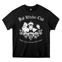 Black villains bad witch  club group shot graphic t shirt t shirt Heavy Core Tee - artisFamous