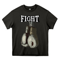 Asphalt boxing vintage fight gloves Heavy Core Tee - artisFamous