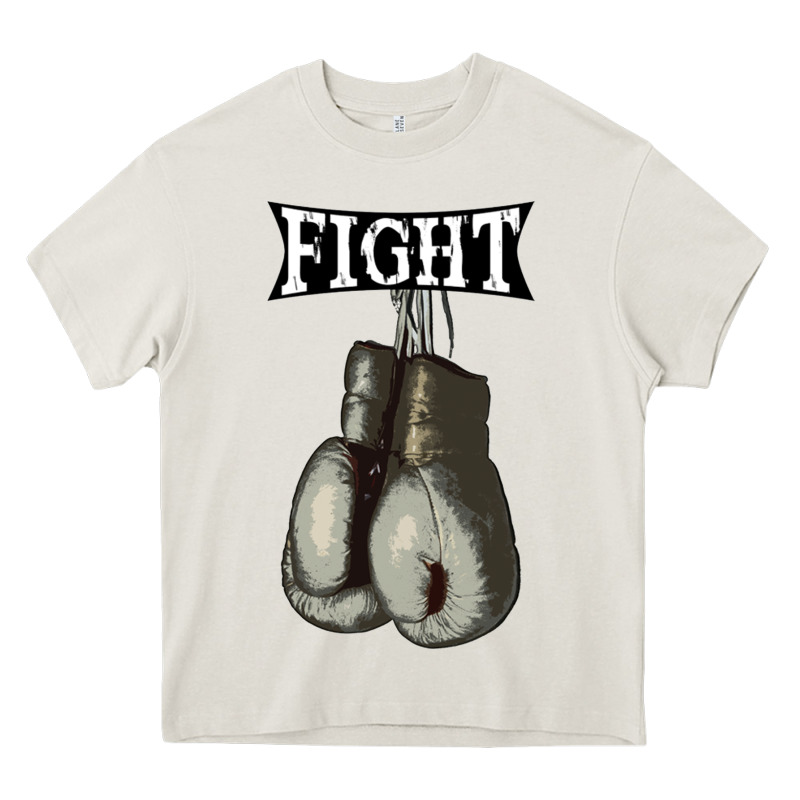 Boxing Vintage Fight Gloves Heavy Core Tee by artisFamous | Teevron
