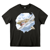 Asphalt 40 flying tigers Heavy Core Tee - artisFamous