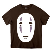 Chocolate Brown no face spirited away women's Heavy Core Tee - artisFamous