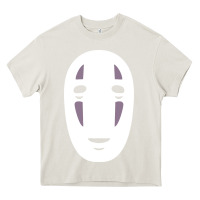 Cream no face spirited away women's Heavy Core Tee - artisFamous