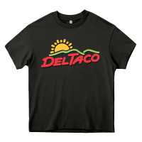 Asphalt del taco (retro) Heavy Core Tee - artisFamous