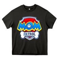 Funny Mom Patrol  Funny Dog Mom Gift Birthday Party T Shirt Heavy Core Tee | Teevron