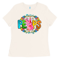 Bone Chillin Peeps With My Ladies Tee - CowhideDigitalArt