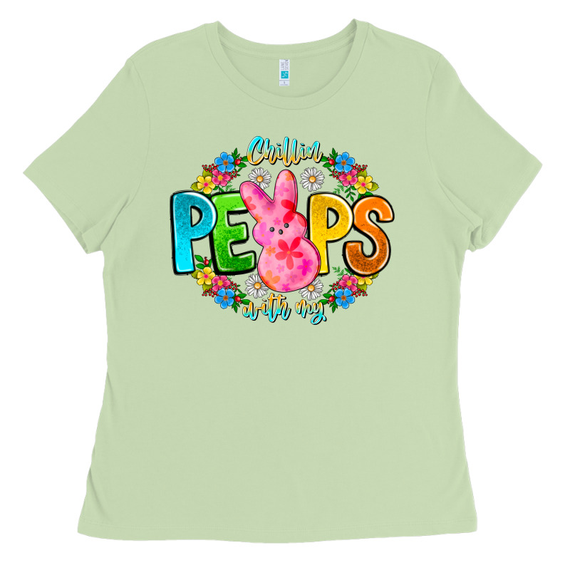 Chillin Peeps With My Ladies Tee by CowhideDigitalArt | Teevron