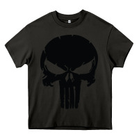 Asphalt the punisher skull black Heavy Core Tee - artisFamous
