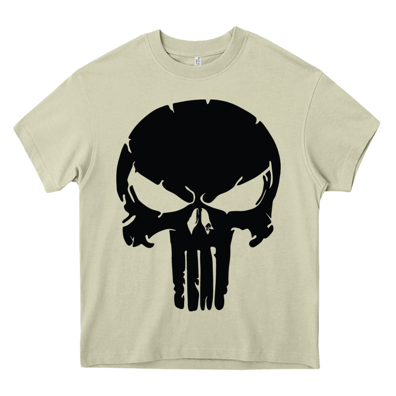 The Punisher Skull Black Heavy Core Tee by artisFamous | Teevron