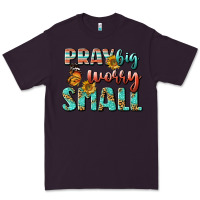 Plum pray big worry small Premium Tee - BundleAndBundleShop