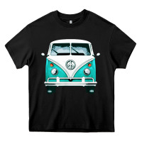 Black hippie surf van Heavy Core Tee - artisFamous