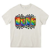 Cream Love pride Heavy Core Tee - FaDigitalArtStudio