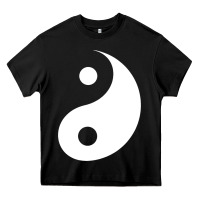 Black yin yang Heavy Core Tee - artisFamous